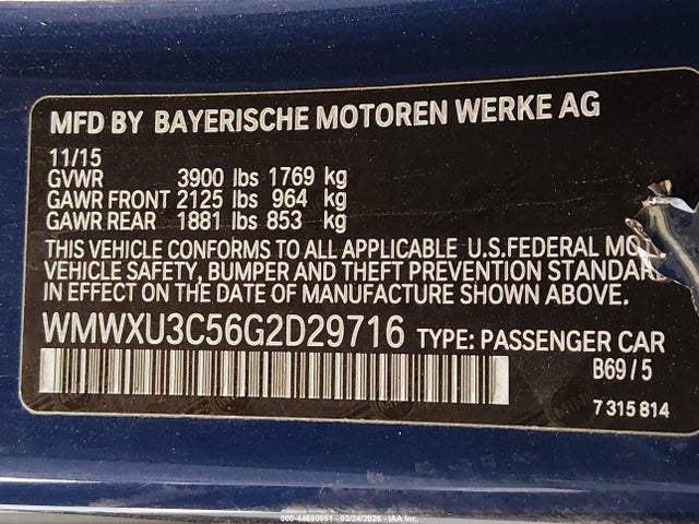 2016 MINI HARDTOP WMWXU3C56G2D29716 Photo 8