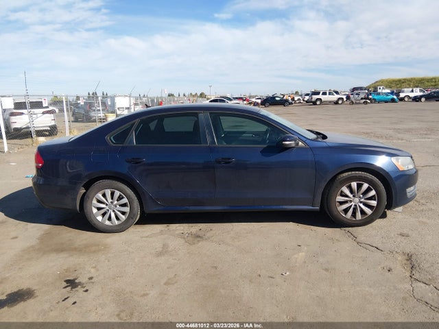 44681012 :رقم المزاد ، 1VWAP7A38DC052012 vin ، 2013 Volkswagen Passat 2.5l S مزاد بيع