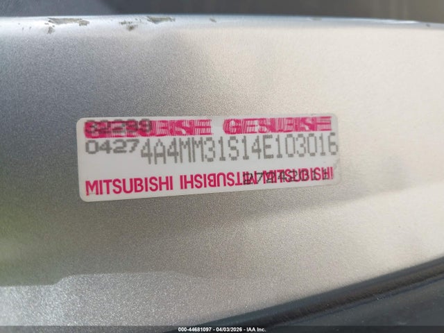 2004 MITSUBISHI ENDEAVOR 4A4MM31S14E103016 Photo 8