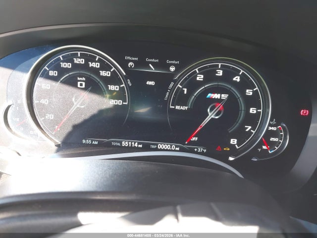 44681405 :رقم المزاد ، WBSJF0C57JB283411 vin ، 2018 Bmw M5 مزاد بيع