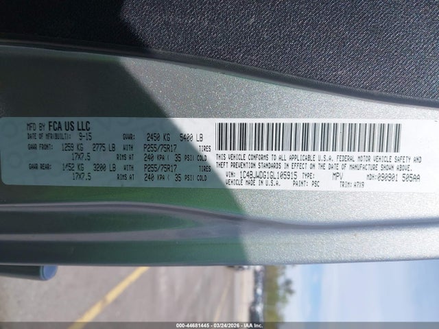 2016 JEEP WRANGLER UNLIMITED 1C4BJWDG1GL105915 Photo 8