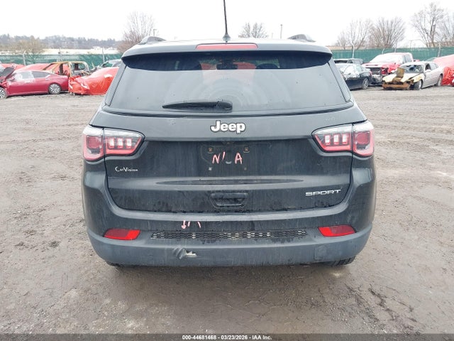 2017 Jeep New Compass Sport Fwd მანქანა იყიდება აუქციონზე, vin: 3C4NJCAB3HT682021, აუქციონის ნომერი: 44681468