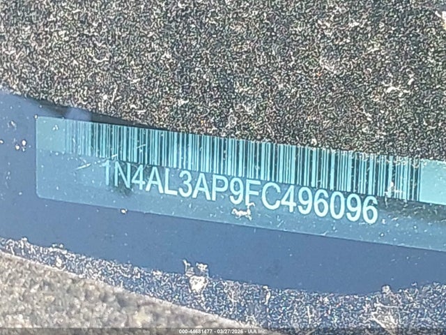 1N4AL3AP9FC496096 Nissan ALTIMA 2.5