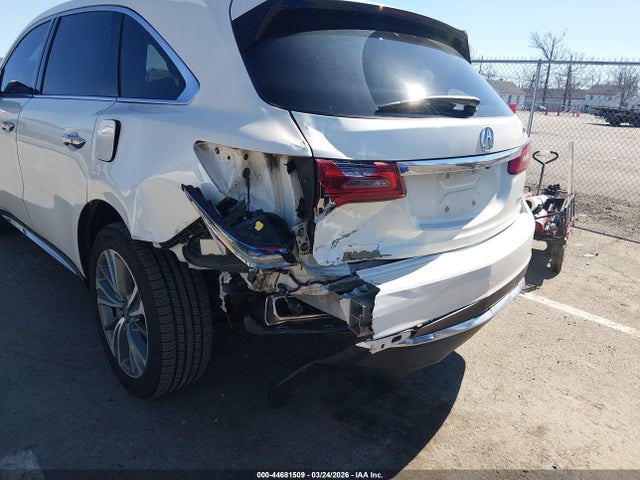 44681509 :رقم المزاد ، 5FRYD4H75HB020742 vin ، 2017 Acura Mdx Technology   Entertainment Pkgs مزاد بيع