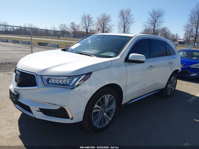 44681509 :رقم المزاد ، 5FRYD4H75HB020742 vin ، 2017 Acura Mdx Technology   Entertainment Pkgs مزاد بيع