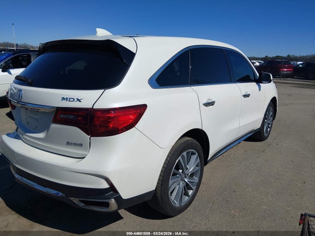 44681509 :رقم المزاد ، 5FRYD4H75HB020742 vin ، 2017 Acura Mdx Technology   Entertainment Pkgs مزاد بيع