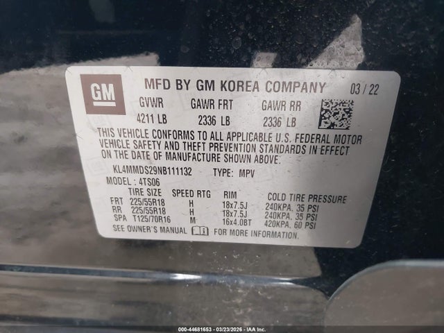 2022 BUICK ENCORE GX KL4MMDS29NB111132 Photo 8