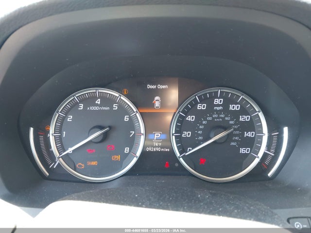 44681655 :رقم المزاد ، 5J8YD4H82KL021444 vin ، 2019 Acura Mdx Advance Pkg مزاد بيع