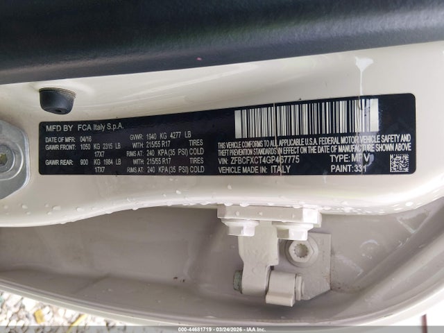Fiat 500x Trekking 2016 ZFBCFXCT4GP467775 Image 9
