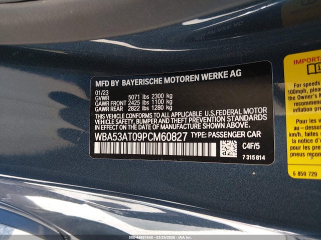 2023 BMW M440I WBA53AT09PCM60827 Photo 8