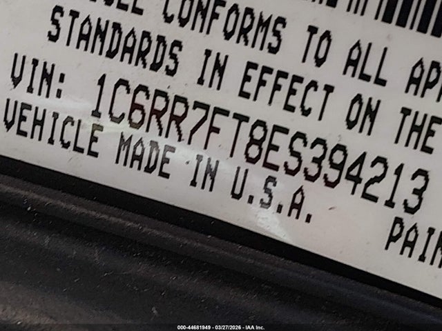 RAM 1500 Tradesman 2014 1C6RR7FT8ES394213 Image 9