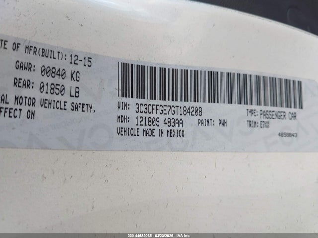 2016 FIAT 500E 3C3CFFGE7GT184208 Photo 8