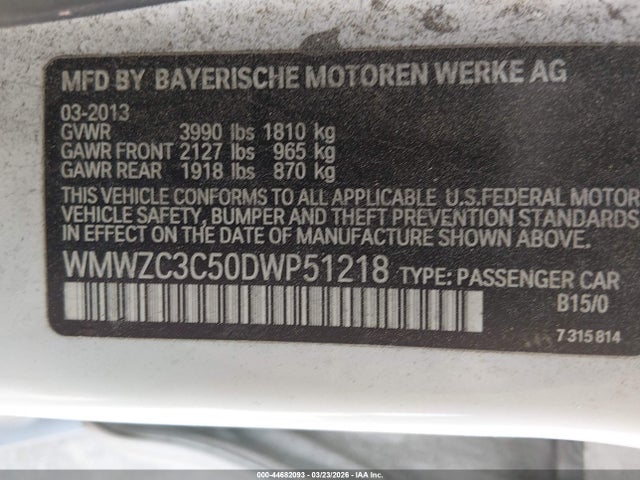 2013 MINI COUNTRYMAN WMWZC3C50DWP51218 Photo 8