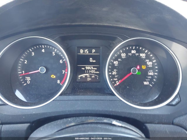 2015 Volkswagen Jetta 2.0l S მანქანა იყიდება აუქციონზე, vin: 3VW2K7AJ7FM415371, აუქციონის ნომერი: 44682362