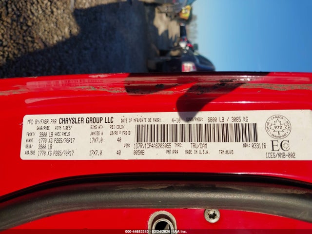 2010 DODGE RAM 1500 1D7RV1CP4AS203055 Photo 8