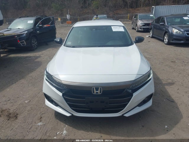 44682451 :رقم المزاد ، 1HGCV1F36MA120277 vin ، 2021 Honda Accord Sport مزاد بيع