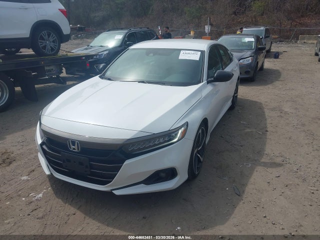 44682451 :رقم المزاد ، 1HGCV1F36MA120277 vin ، 2021 Honda Accord Sport مزاد بيع