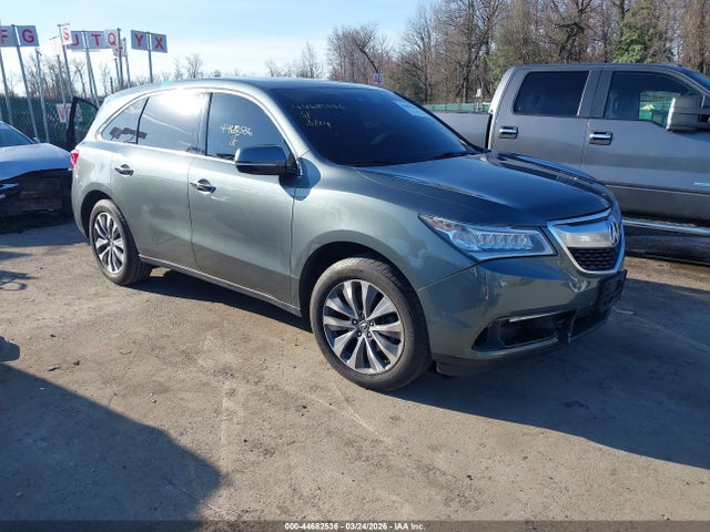 44682536 :رقم المزاد ، 5FRYD3H49GB018393 vin ، 2016 Acura Mdx مزاد بيع