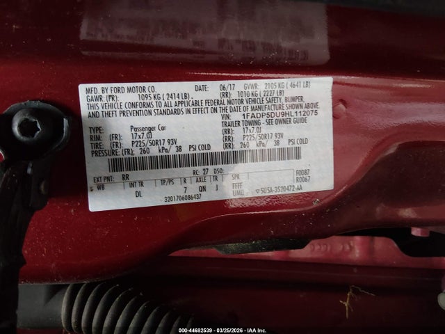 2017 FORD C-MAX HYBRID 1FADP5DU9HL112075 Photo 8