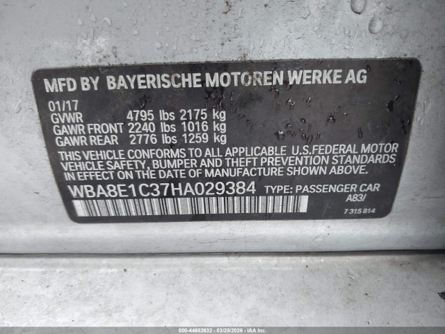 BMW 330e Iperformance 2017 WBA8E1C37HA029384 Image 9