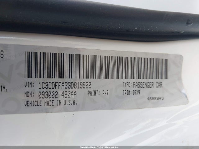 Продаж на аукціоні авто 2016 Dodge Dart Sxt Sport Blacktop, vin: 1C3CDFFA3GD819922, номер лоту: 44682709