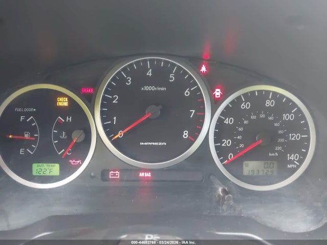 44682768 :رقم المزاد ، JF1GG79686G813523 vin ، 2006 Subaru Impreza Wrx Limited مزاد بيع