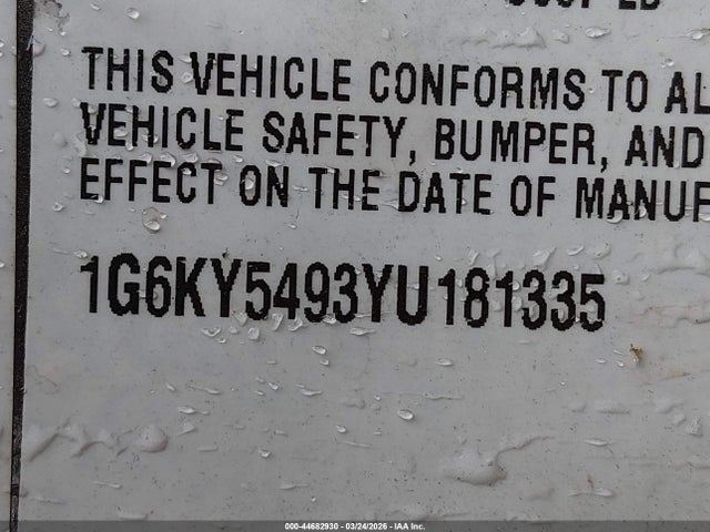 2000 CADILLAC SEVILLE 1G6KY5493YU181335 Photo 8