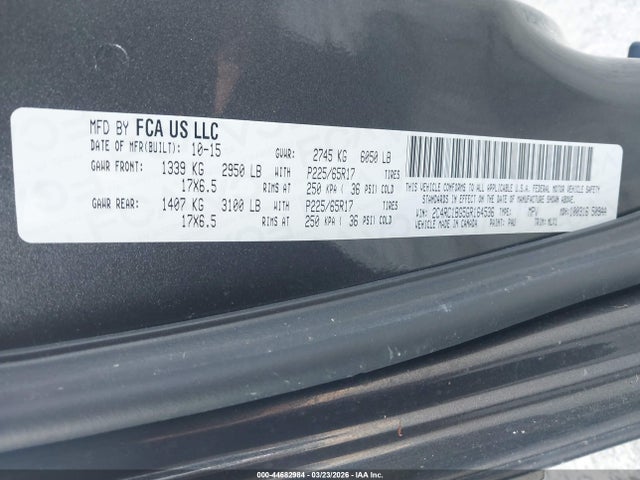 2016 CHRYSLER TOWN & COUNTRY 2C4RC1BG5GR164536 Photo 8