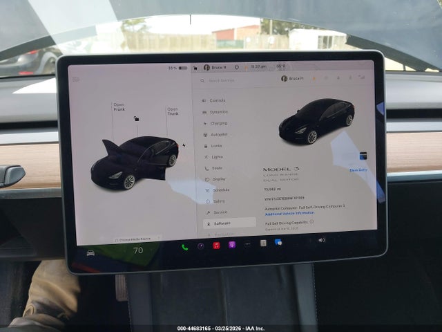 5YJ3E1EB8NF121169 Tesla Model 3 Long Range Dual Motor All-wheel Drive