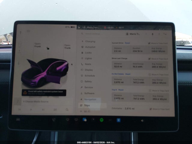 2026 Tesla Model Y All-wheel Drive/long Range Launch Series/premium All-wheel Drive მანქანა იყიდება აუქციონზე, vin: 7SAYGDEE1TF535874, აუქციონის ნომერი: 44683190