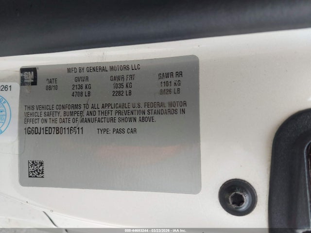 2011 CADILLAC CTS 1G6DJ1ED7B0116611 Photo 8