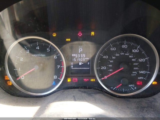 Продаж на аукціоні авто 2014 Subaru Xv Crosstrek 2.0i Limited, vin: JF2GPAGC1E8311852, номер лоту: 44683664