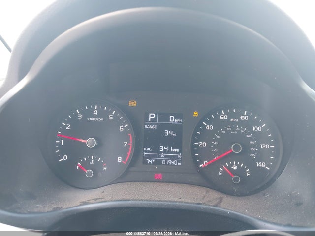 2023 Kia Rio S მანქანა იყიდება აუქციონზე, vin: 3KPA24AD9PE578378, აუქციონის ნომერი: 44683710