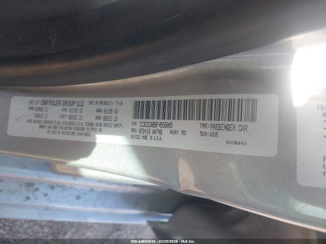 2015 CHRYSLER 200 1C3CCCAB9FN556085 Photo 8