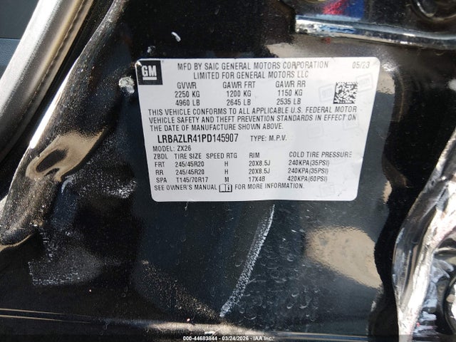 Aukcja sprzedaży 2023 Buick Envision Preferred Fwd, vin: LRBAZLR41PD145907, numer aukcji: 44683844