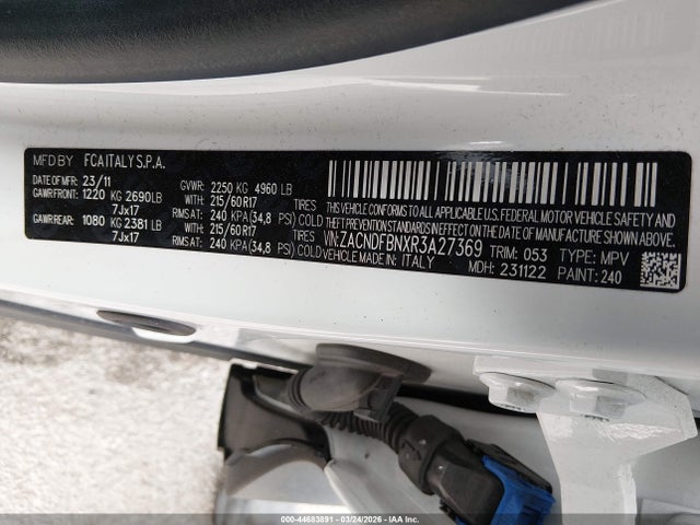 Продаж на аукціоні авто 2024 Dodge Hornet Gt Plus Awd, vin: ZACNDFBNXR3A27369, номер лоту: 44683891