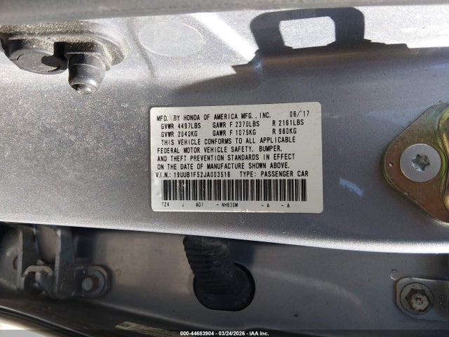2018 Acura Tlx Tech Pkg მანქანა იყიდება აუქციონზე, vin: 19UUB1F52JA003516, აუქციონის ნომერი: 44683904