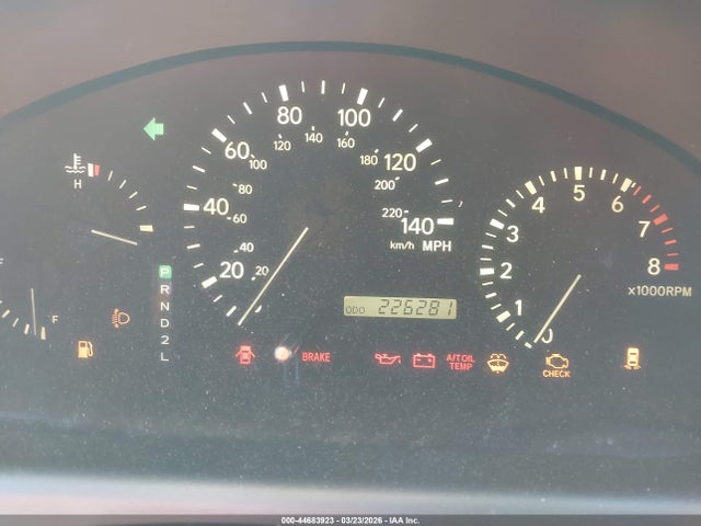 44683923 :رقم المزاد ، JTJGF10U520119510 vin ، 2002 Lexus Rx 300 مزاد بيع