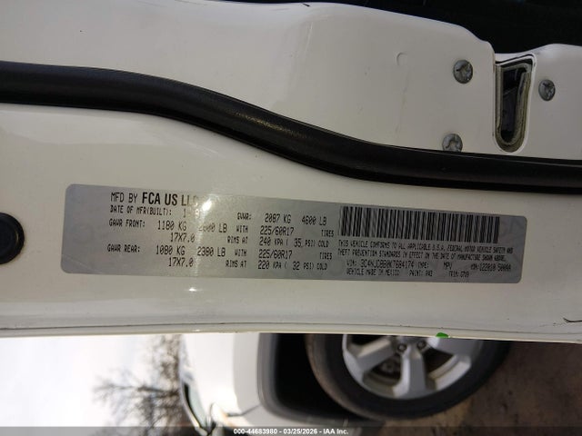 Продажа на аукционе авто 2019 Jeep Compass Latitude 4x4, vin: 3C4NJDBB0KT684174, номер лота: 44683980