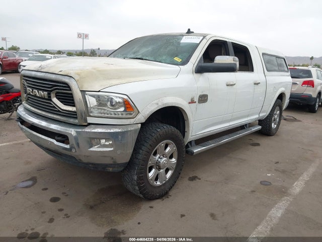 44684228 :رقم المزاد ، 3C6UR5PL0JG382572 vin ، 2018 Ram 2500 Longhorn  4x4 6'4 Box مزاد بيع