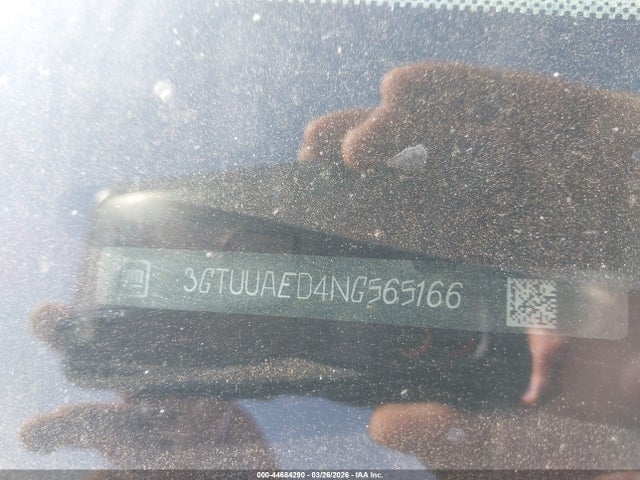 3GTUUAED4NG565166 GMC Sierra 1500 4wd Standard Box Pro