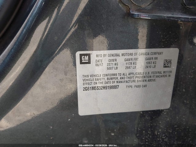 2017 CADILLAC XTS 2G61M5S32H9198887 Photo 8