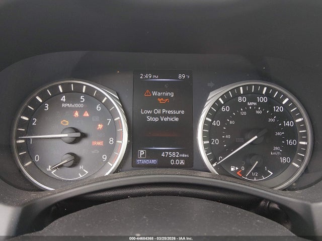 44684368 :رقم المزاد ، JN1EV7AP2JM362047 vin ، 2018 Infiniti Q50 3.0t Luxe مزاد بيع