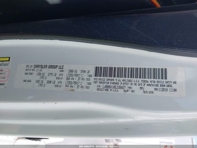 2011 JEEP WRANGLER UNLIMITED 1J4BA6H10BL536027 Photo 8