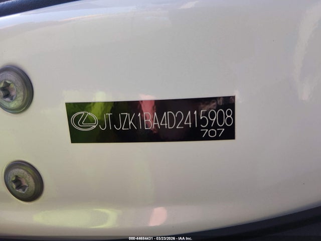 44684431 :رقم المزاد ، JTJZK1BA4D2415908 vin ، 2013 Lexus Rx 350 مزاد بيع
