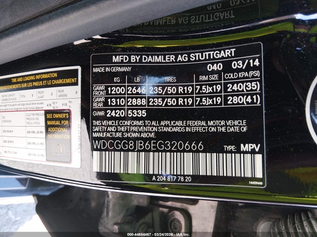 2014 MERCEDES-BENZ GLK 350 WDCGG8JB6EG320666 Photo 8