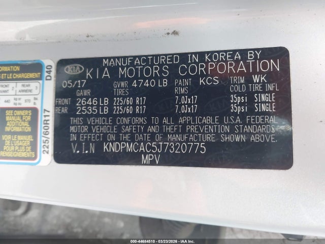KIA Sportage Lx 2018 KNDPMCAC5J7320775 Image 9
