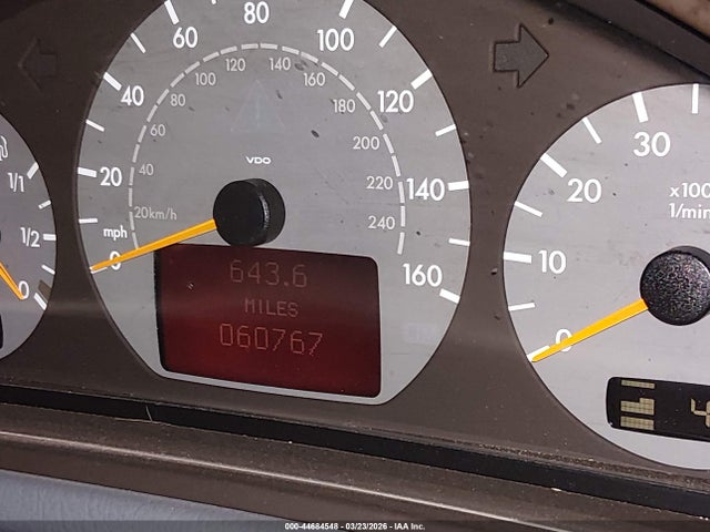 2003 Mercedes-benz Clk 430 მანქანა იყიდება აუქციონზე, vin: WDBLK70G33T141708, აუქციონის ნომერი: 44684548