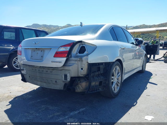 2012 Hyundai Genesis 3.8 მანქანა იყიდება აუქციონზე, vin: KMHGC4DD1CU151450, აუქციონის ნომერი: 44684673