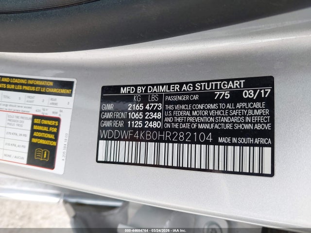 2017 MERCEDES-BENZ C 300 WDDWF4KB0HR282104 Photo 8